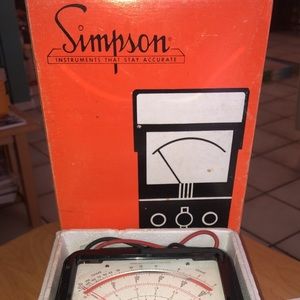 NEW - 260-8 & 260-8P Analog VOM–Simpson Electric